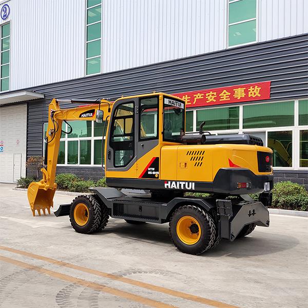 8ton wheel excavator 2